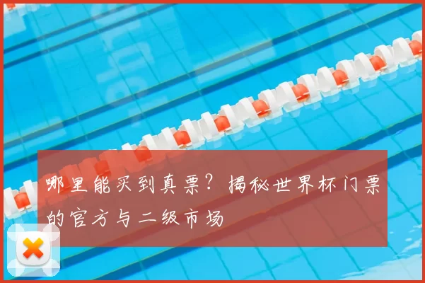 哪里能买到真票？揭秘世界杯门票的官方与二级市场